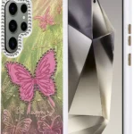 Uray store Samsung Galaxy S24 Ultra Kılıf Blade Aynalı Desenli Kapak - Desen 5