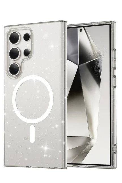 Joko Samsung Galaxy S24 Ultra Kılıf Star Magsafe Kapak - Şeffaf