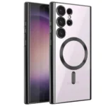 Uray store Samsung Galaxy S24 Ultra Kılıf Kross Magneticsafe Kapak - Siyah