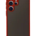 Uray store Samsung Galaxy S24 Ultra Kılıf Montreal Silikon Kapak - Kırmızı