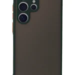 Uray store Samsung Galaxy S24 Ultra Kılıf Montreal Silikon Kapak - Yeşil