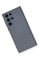 Uray store Samsung Galaxy S24 Ultra Kılıf Nano içi Kadife Silikon - Gri - Görsel 3