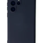 Uray store Samsung Galaxy S24 Ultra Kılıf Nano içi Kadife Silikon - Lacivert