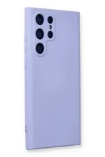 Uray store Samsung Galaxy S24 Ultra Kılıf Nano içi Kadife Silikon - Lila - Görsel 2