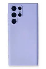 Uray store Samsung Galaxy S24 Ultra Kılıf Nano içi Kadife Silikon - Lila