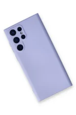 Uray store Samsung Galaxy S24 Ultra Kılıf Nano içi Kadife Silikon - Lila - Görsel 3