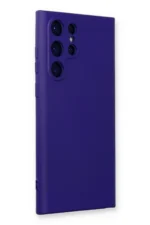 Uray store Samsung Galaxy S24 Ultra Kılıf Nano içi Kadife Silikon - Mor - Görsel 2