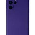 Uray store Samsung Galaxy S24 Ultra Kılıf Nano içi Kadife Silikon - Mor