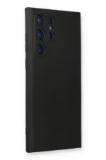 Uray store Samsung Galaxy S24 Ultra Kılıf Nano içi Kadife Silikon - Siyah - Görsel 2