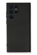 Uray store Samsung Galaxy S24 Ultra Kılıf Nano içi Kadife Silikon - Siyah