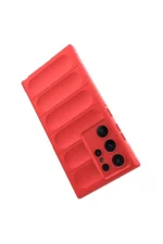 Uray store Samsung Galaxy S24 Ultra Kılıf Optimum Silikon - Kırmızı - Görsel 2
