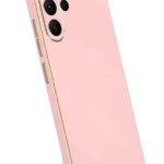 Uray store Samsung Galaxy S24 Ultra Kılıf Volet Silikon - Pembe