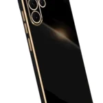 Uray store Samsung Galaxy S24 Ultra Kılıf Volet Silikon - Siyah