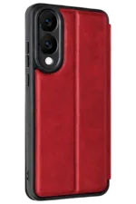 Uray store Samsung Galaxy S25 Edge Flip Cover - Kırmızı