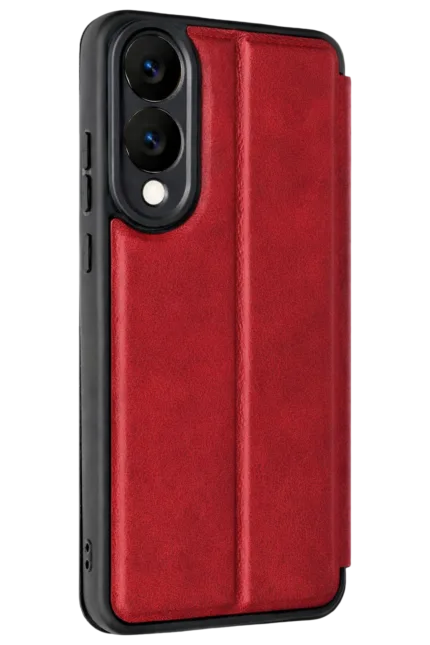 Uray store Samsung Galaxy S25 Edge Flip Cover - Kırmızı