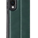 Uray store Samsung Galaxy S25 Edge Flip Cover - Koyu Yeşil