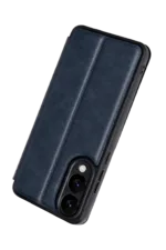 Uray store Samsung Galaxy S25 Edge Flip Cover - Lacivert - Görsel 3