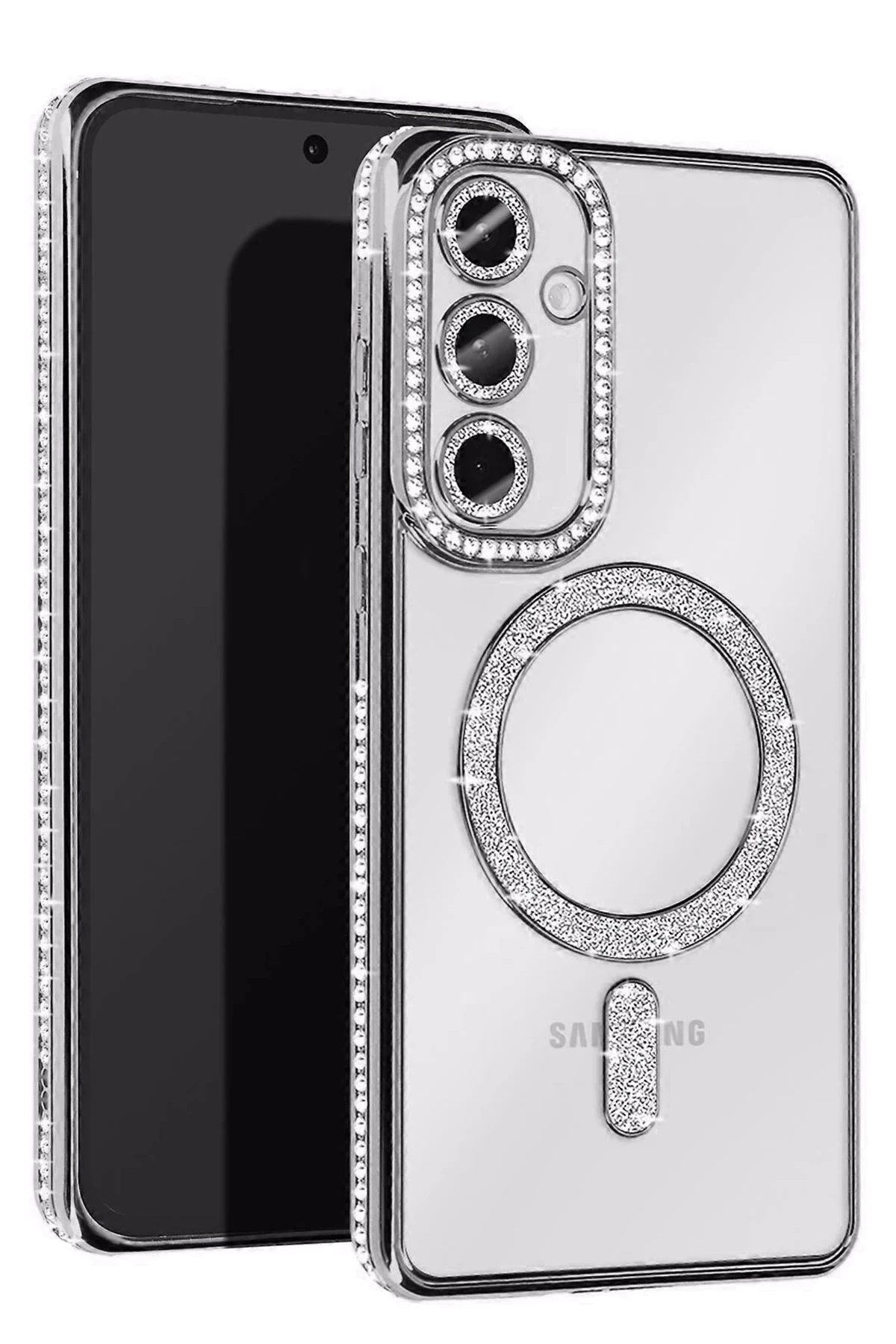 newface-samsung-galaxy-s25-edge-joke-simli-magneticsafe-kilif-gumus-default Uray store Samsung Galaxy S25 Edge Joke Simli Magneticsafe Kılıf - Gümüş - Görsel 1
