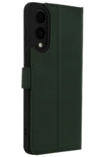 Uray store Samsung Galaxy S25 Edge Trend S Plus Kapaklı Kılıf - Koyu Yeşil - Görsel 3