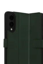 Uray store Samsung Galaxy S25 Edge Trend S Plus Kapaklı Kılıf - Koyu Yeşil - Görsel 4