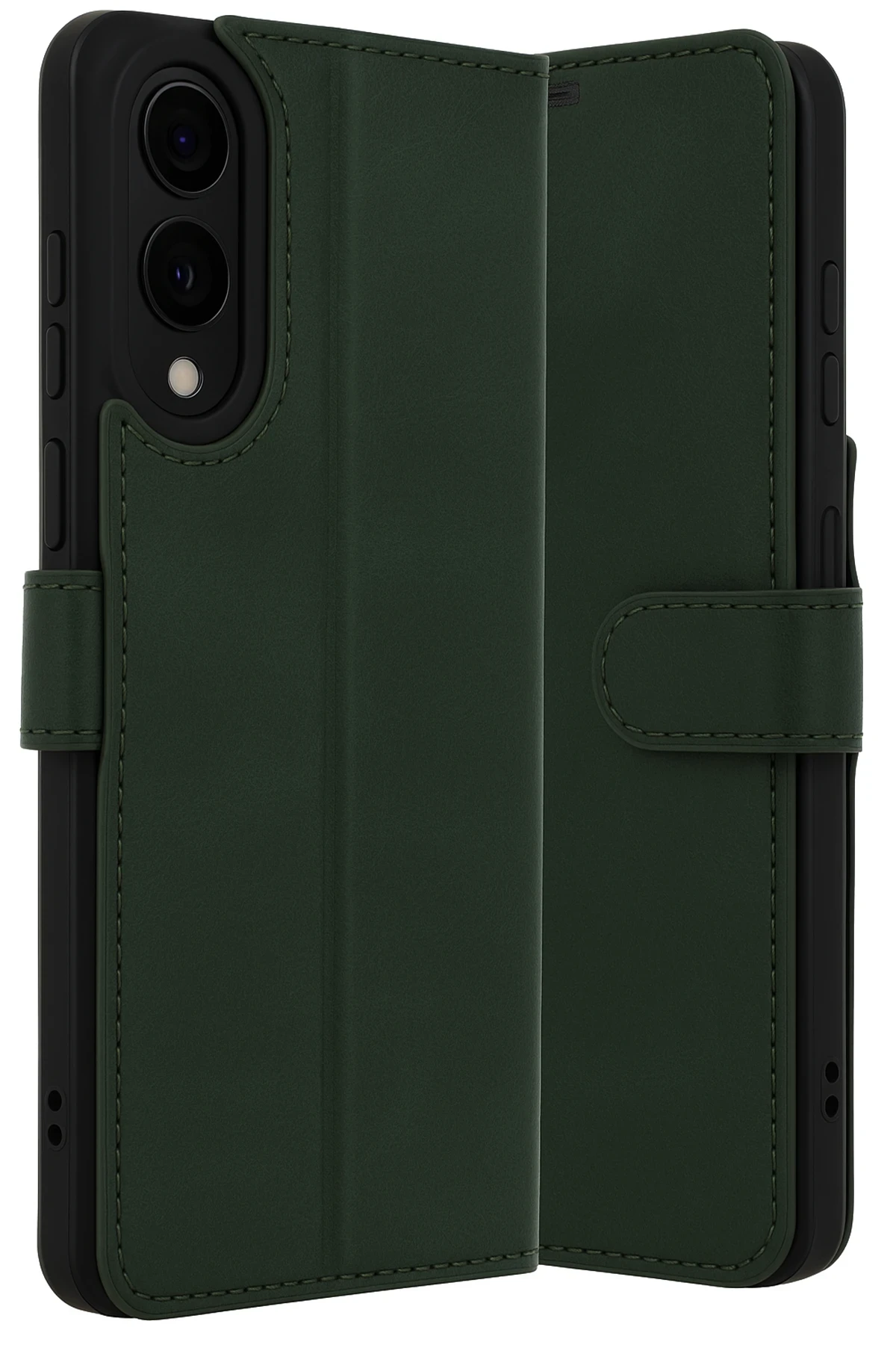 newface-samsung-galaxy-s25-edge-trend-s-plus-kapakli-kilif-koyu-yesil-default Uray store Samsung Galaxy S25 Edge Trend S Plus Kapaklı Kılıf - Koyu Yeşil - Görsel 1