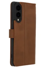 Uray store Samsung Galaxy S25 Edge Trend S Plus Kapaklı Kılıf - Taba - Görsel 2