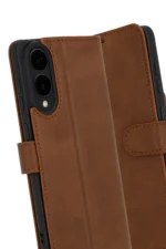Uray store Samsung Galaxy S25 Edge Trend S Plus Kapaklı Kılıf - Taba - Görsel 3