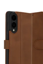 Uray store Samsung Galaxy S25 Edge Trend S Plus Kapaklı Kılıf - Taba - Görsel 4