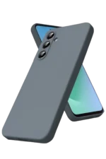 Uray store Samsung Galaxy S25 FE Kılıf Nano içi Kadife Silikon - Gri