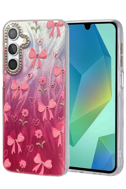 Uray store Samsung Galaxy S25 Kılıf Blade Aynalı Desenli Kapak - Desen 3