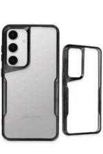 Uray store Samsung Galaxy S25 Kılıf Boyi Silikon Kapak - Siyah - Görsel 3