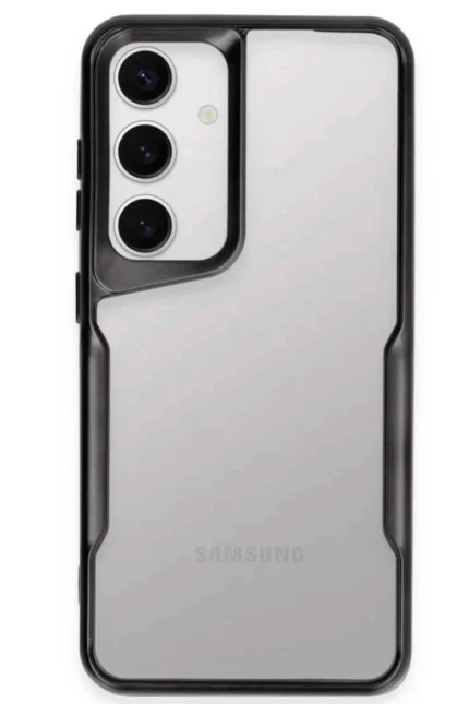 Uray store Samsung Galaxy S25 Kılıf Boyi Silikon Kapak - Siyah