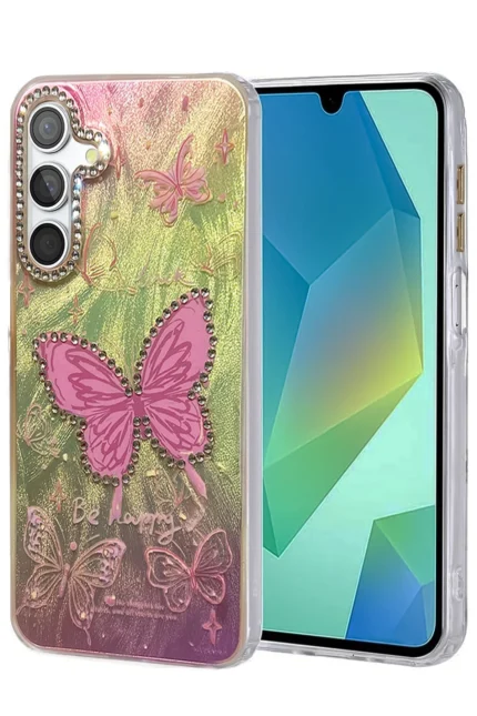 Uray store Samsung Galaxy S25 Plus Kılıf Blade Aynalı Desenli Kapak - Desen 5
