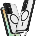 Uray store Samsung Galaxy S25 Plus Kılıf Enka Magsafe Silikon Kılıf - Siyah