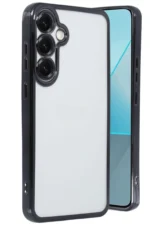 Uray store Samsung Galaxy S25 Plus Kılıf Razer Lensli Silikon - Siyah