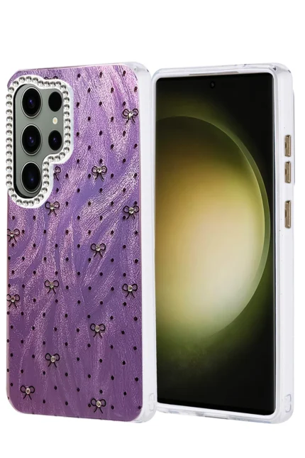 Uray store Samsung Galaxy S25 Ultra Kılıf Blade Aynalı Desenli Kapak - Desen 2