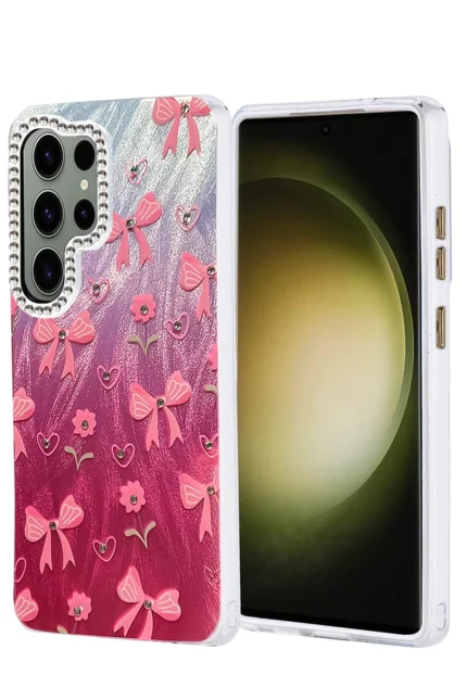 Uray store Samsung Galaxy S25 Ultra Kılıf Blade Aynalı Desenli Kapak - Desen 3