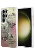 Uray store Samsung Galaxy S25 Ultra Kılıf Blade Aynalı Desenli Kapak - Desen 6
