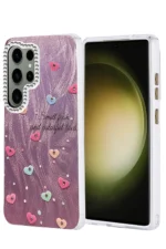 Uray store Samsung Galaxy S25 Ultra Kılıf Blade Aynalı Desenli Kapak - Desen 8