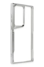 Uray store Samsung Galaxy S25 Ultra Kılıf Boyi Silikon Kapak - Gümüş - Görsel 2