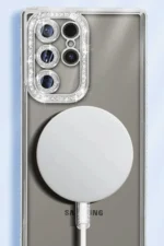 Uray store Samsung Galaxy S25 Ultra Kılıf Joke Simli Magneticsafe Kılıf - Siyah - Görsel 2