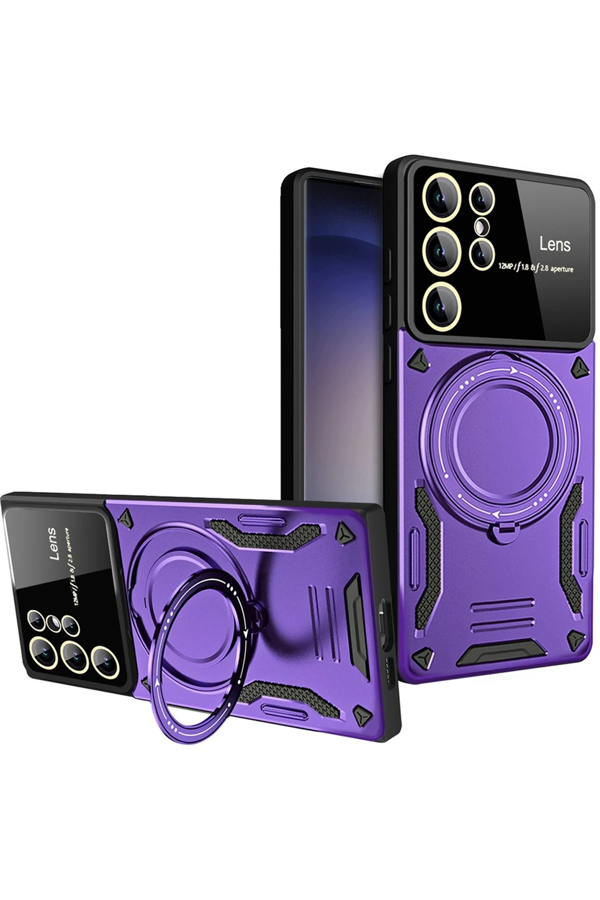 newface-samsung-galaxy-s25-ultra-kilif-joy-lens-standli-kapak-mor-default Uray store Samsung Galaxy S25 Ultra Kılıf Joy Lens Standlı Kapak - Mor - Görsel 1