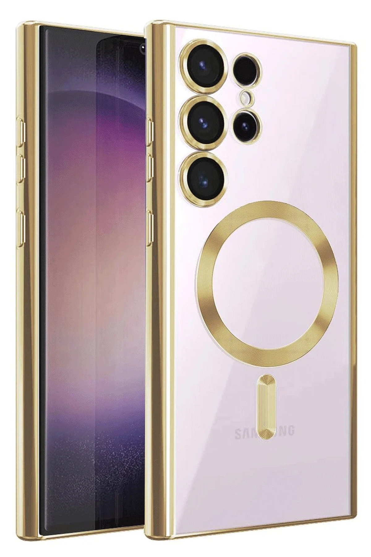 newface-samsung-galaxy-s25-ultra-kilif-kross-magneticsafe-kapak-gold-default Uray store Samsung Galaxy S25 Ultra Kılıf Kross Magneticsafe Kapak - Gold - Görsel 1