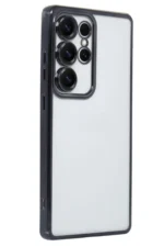 Uray store Samsung Galaxy S25 Ultra Kılıf Razer Lensli Silikon - Siyah - Görsel 2