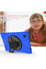Uray store Samsung Galaxy T220 Tab A7 Lite 8.7 Kılıf Amazing Tablet Kapak - Mavi - Görsel 3