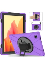 Uray store Samsung Galaxy T220 Tab A7 Lite 8.7 Kılıf Amazing Tablet Kapak - Mor - Görsel 2