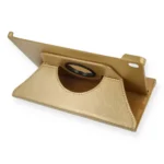 Uray store Samsung Galaxy T500 Tab A7 10.4 Kılıf 360 Tablet Deri Kılıf - Gold