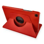 Uray store Samsung Galaxy T500 Tab A7 10.4 Kılıf 360 Tablet Deri Kılıf - Kırmızı
