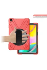 Uray store Samsung Galaxy T510 Tab A 10.1 Kılıf Amazing Tablet Kapak - Kırmızı - Görsel 4