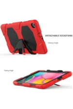 Uray store Samsung Galaxy T510 Tab A 10.1 Kılıf Griffin Tablet Kapak - Kırmızı - Görsel 6